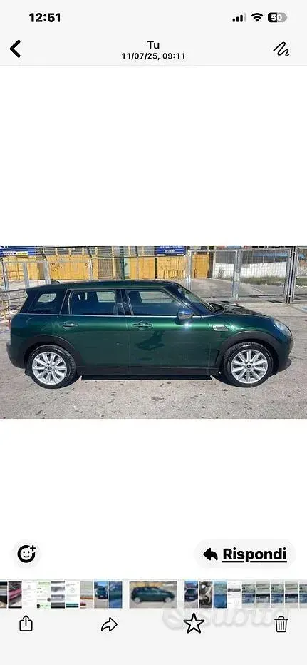 Usata Mini Clubman 116 CV (85 kW) 2016 Verde Station wagon