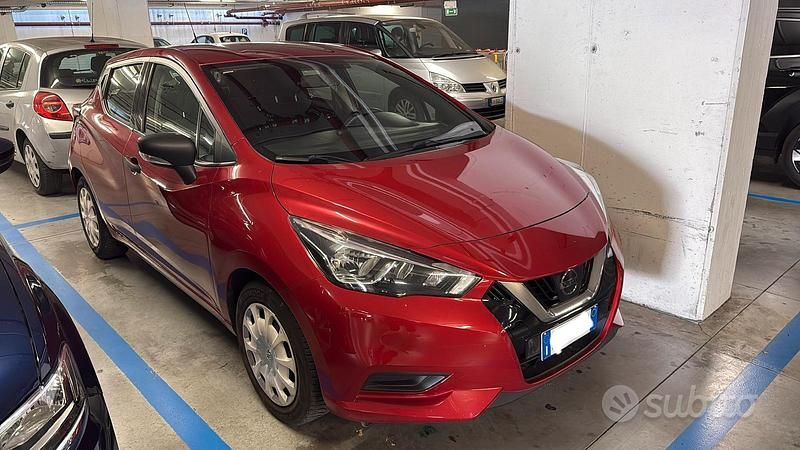 Usata Nissan Micra Acenta 71 CV (52 kW) 2017 Rosso Utilitaria