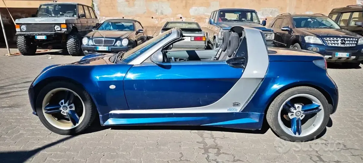 Usata Smart Roadster 82 CV (60 kW) 2005 Blu Cabrio