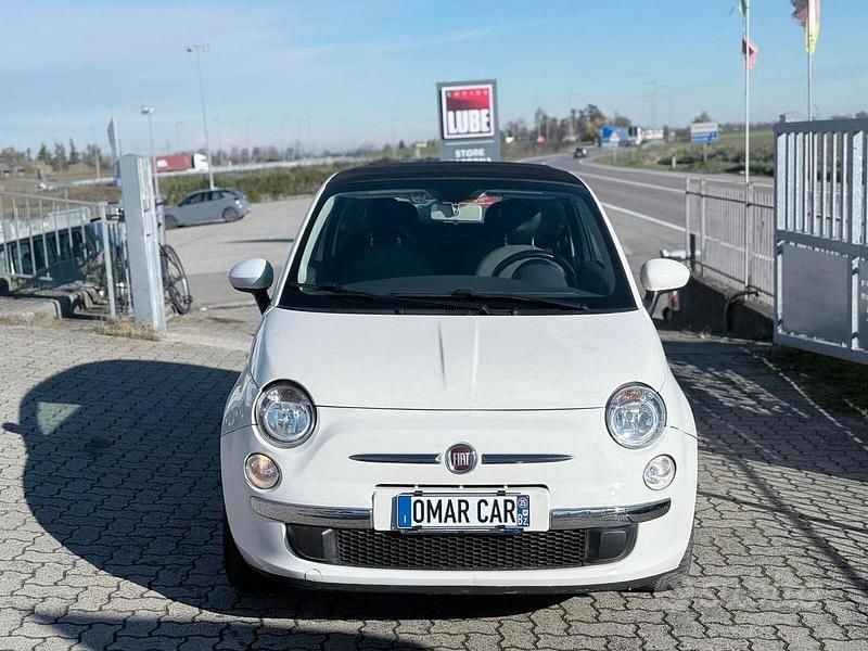 Usata Fiat 500C 69 CV (50 kW) 2014 Bianco Cabrio