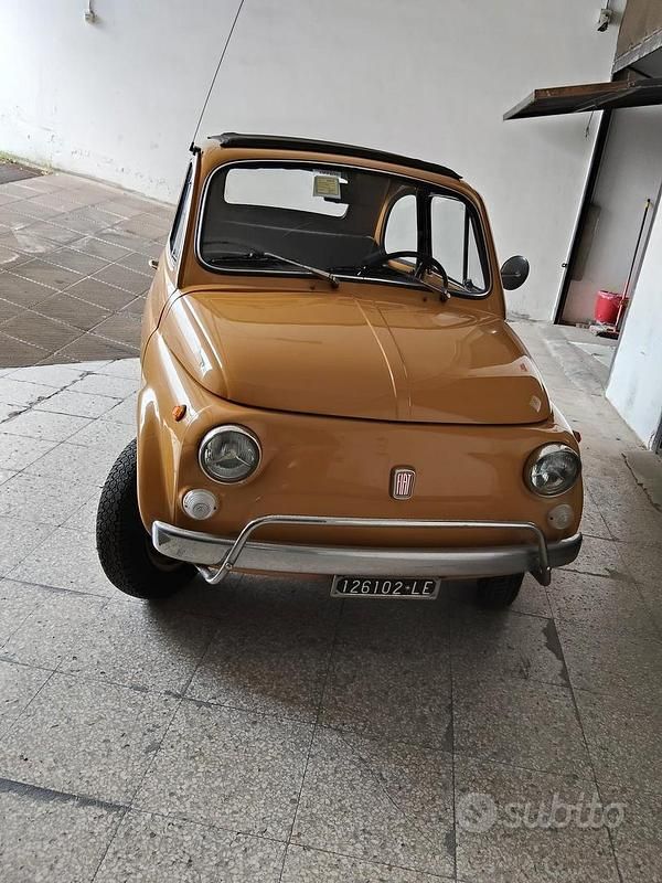 Usata Fiat Cinquecento 1970 Giallo Utilitaria