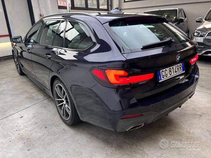 Usata BMW 518 M Sport 150 CV (110 kW) 2021 Blu Station wagon