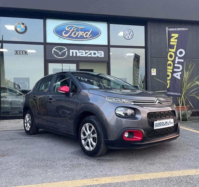 Usata Citroën C3 PureTech 82 CV (60 kW) 2018 Argento Utilitaria