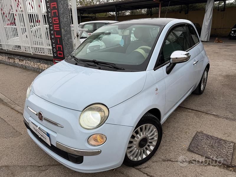 Usata Fiat 500 Lounge 69 CV (50 kW) 2009 Blu Berlina