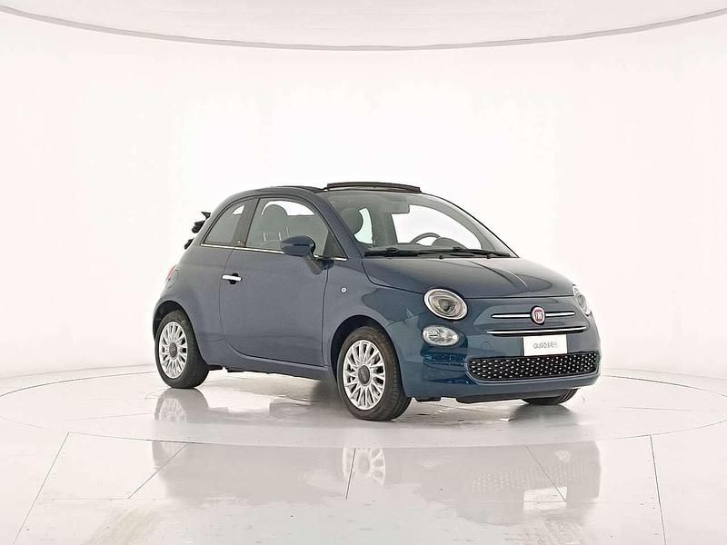 Usata Fiat 500C Lounge 69 CV (50 kW) 2020 Blu dipinto di blu met Cabrio