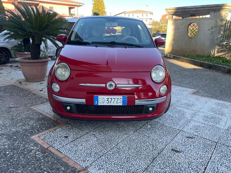 Usata Fiat 500 Lounge 95 CV (69 kW) 2011 Rosso Utilitaria