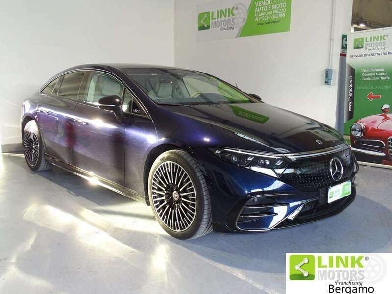 Blu scuro Usata 2022 Mercedes EQS580 Luxury Coupé | 80.000 € - Immagine 1/4