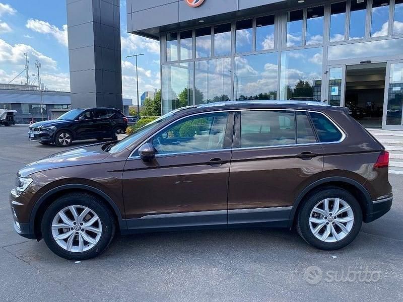 Usata VW Tiguan Executive 150 CV (110 kW) 2016 Marrone SUV