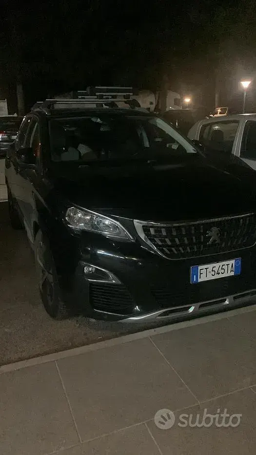 Usata Peugeot 3008 131 CV (96 kW) 2019 Nero SUV