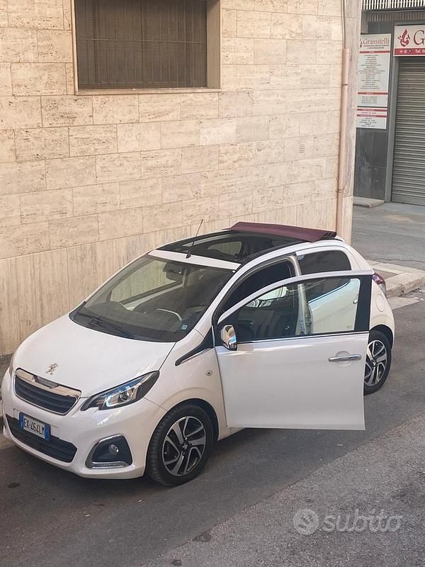 Bianco Usata 2014 Peugeot 108 Due volumi | 6200 € (Buon prezzo) - Immagine 1/4