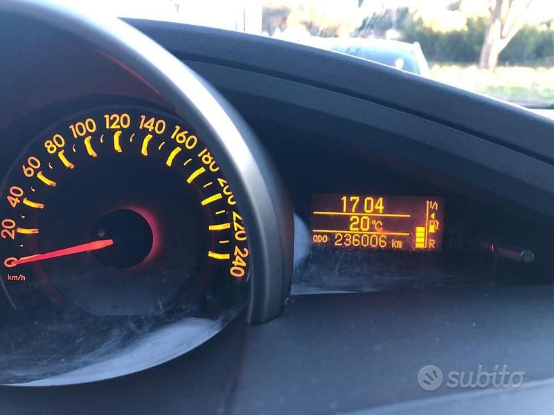 Usata Toyota Verso Sol 126 CV (92 kW) 2010 Grigio Monovolume