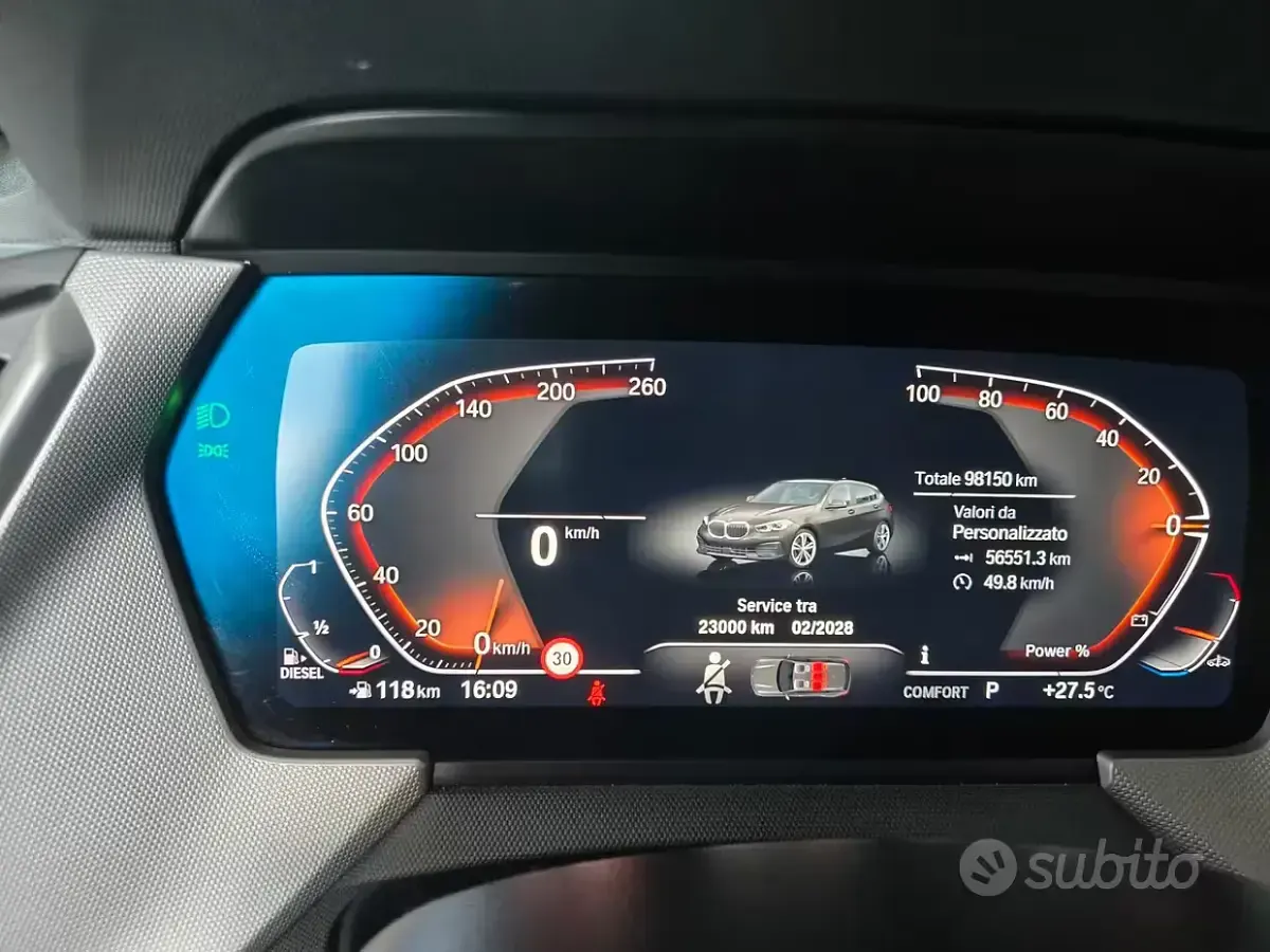 Usata BMW 116 116 CV (85 kW) 2023 Nero Utilitaria