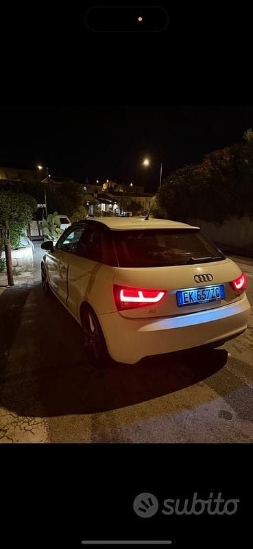 Usata Audi A1 86 CV (63 kW) 2011 Bianco Utilitaria