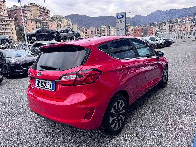 Usata Ford Fiesta Titanium 75 CV (55 kW) 2023 Rosso Utilitaria