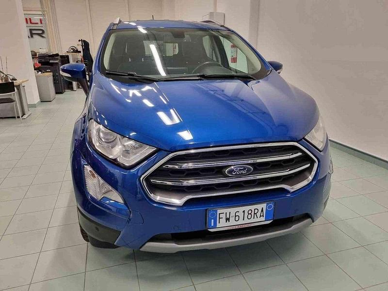 Usata Ford Ecosport Titanium 125 CV (91 kW) 2019 Blu perlato SUV