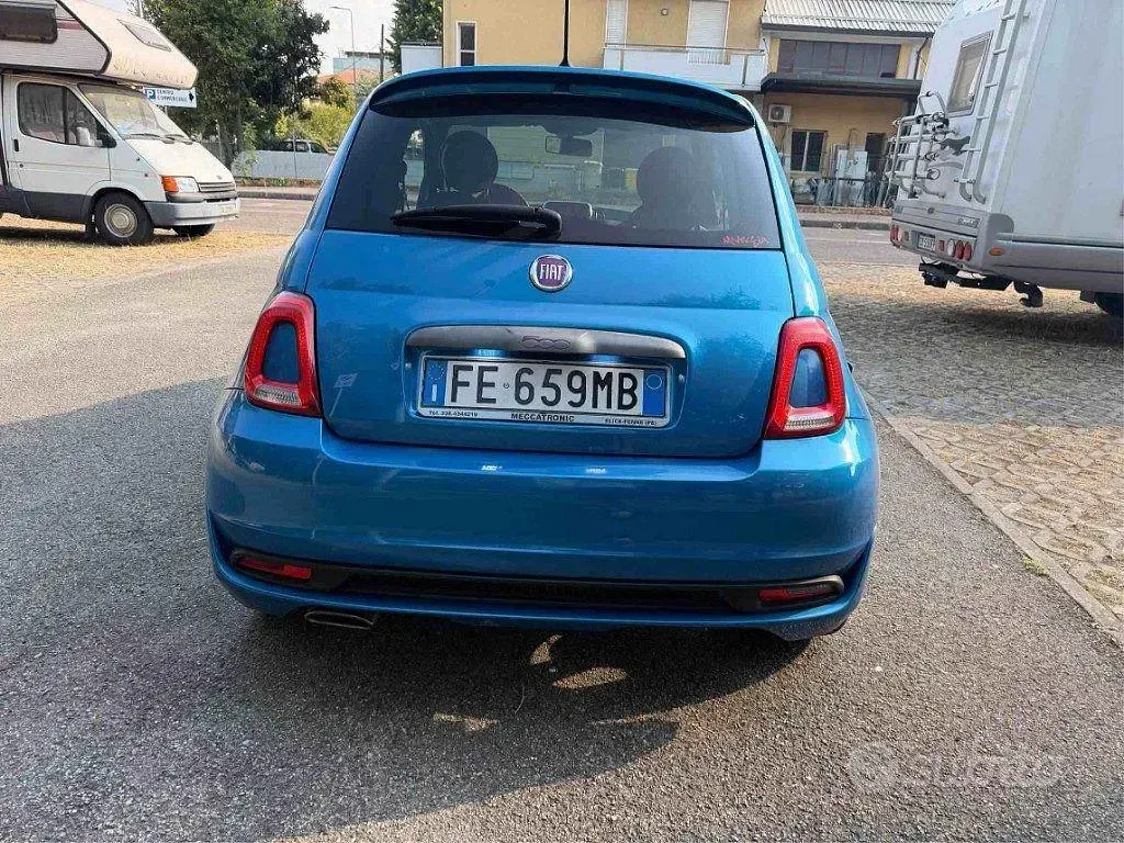 Usata Fiat 500 Riva 69 CV (50 kW) 2016 Bluazzurro Utilitaria