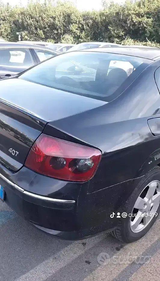 Usata Peugeot 407 109 CV (80 kW) 2008 Nero Berlina