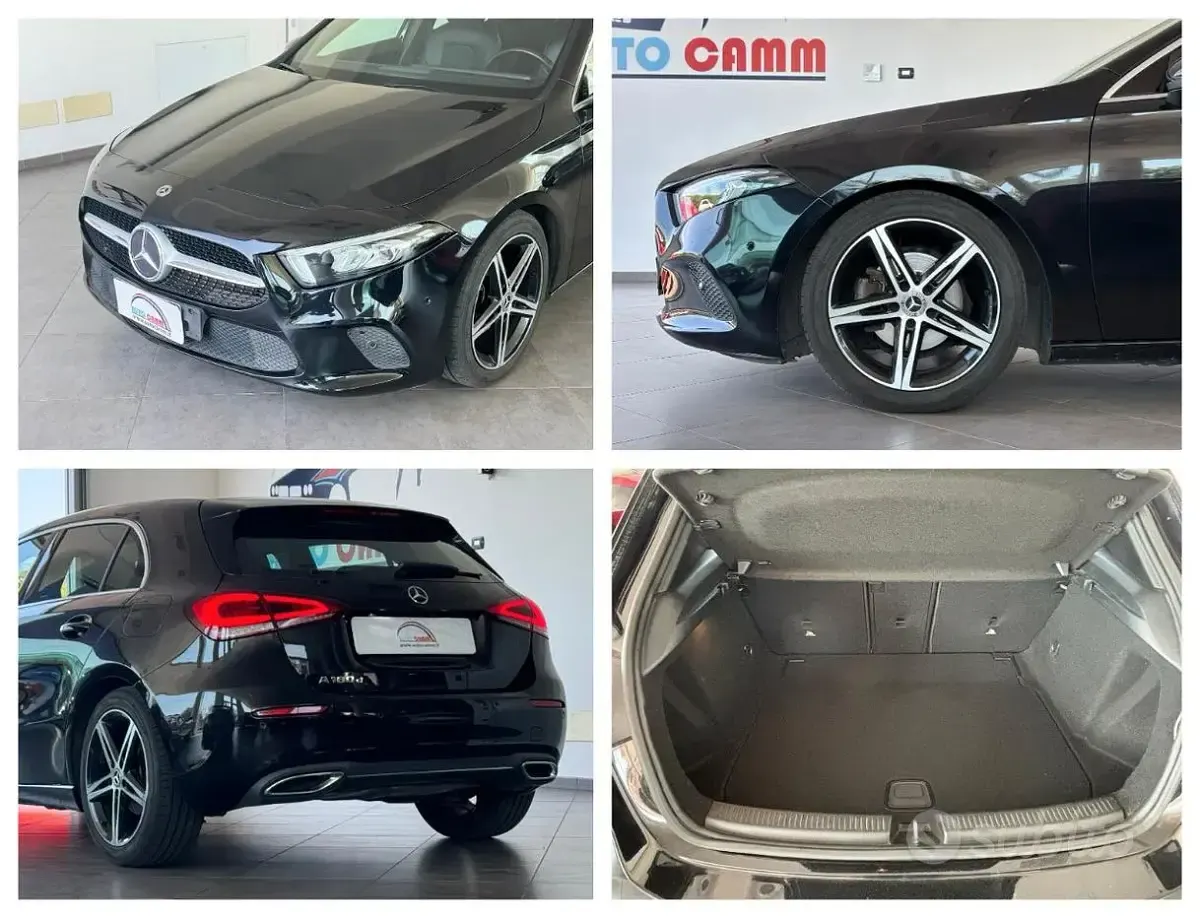 Usata Mercedes A180 AMG 116 CV (85 kW) 2019 Nero Berlina