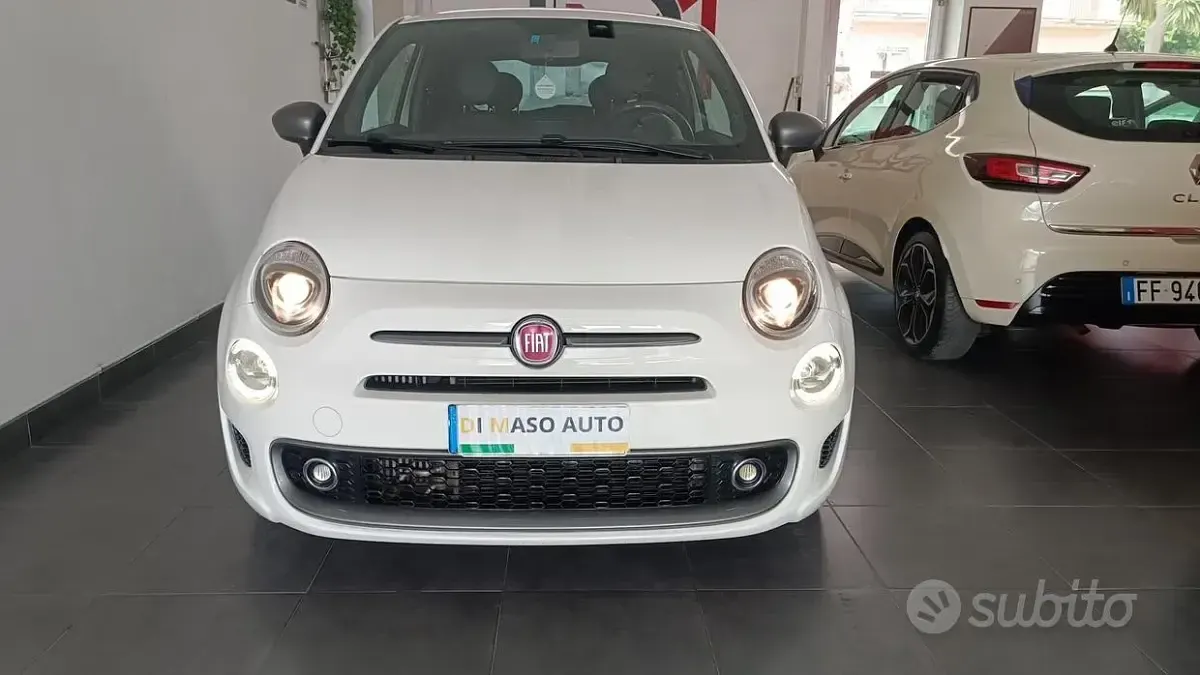 Usata Fiat 500C S 105 CV (77 kW) 2018 Bianco Cabrio