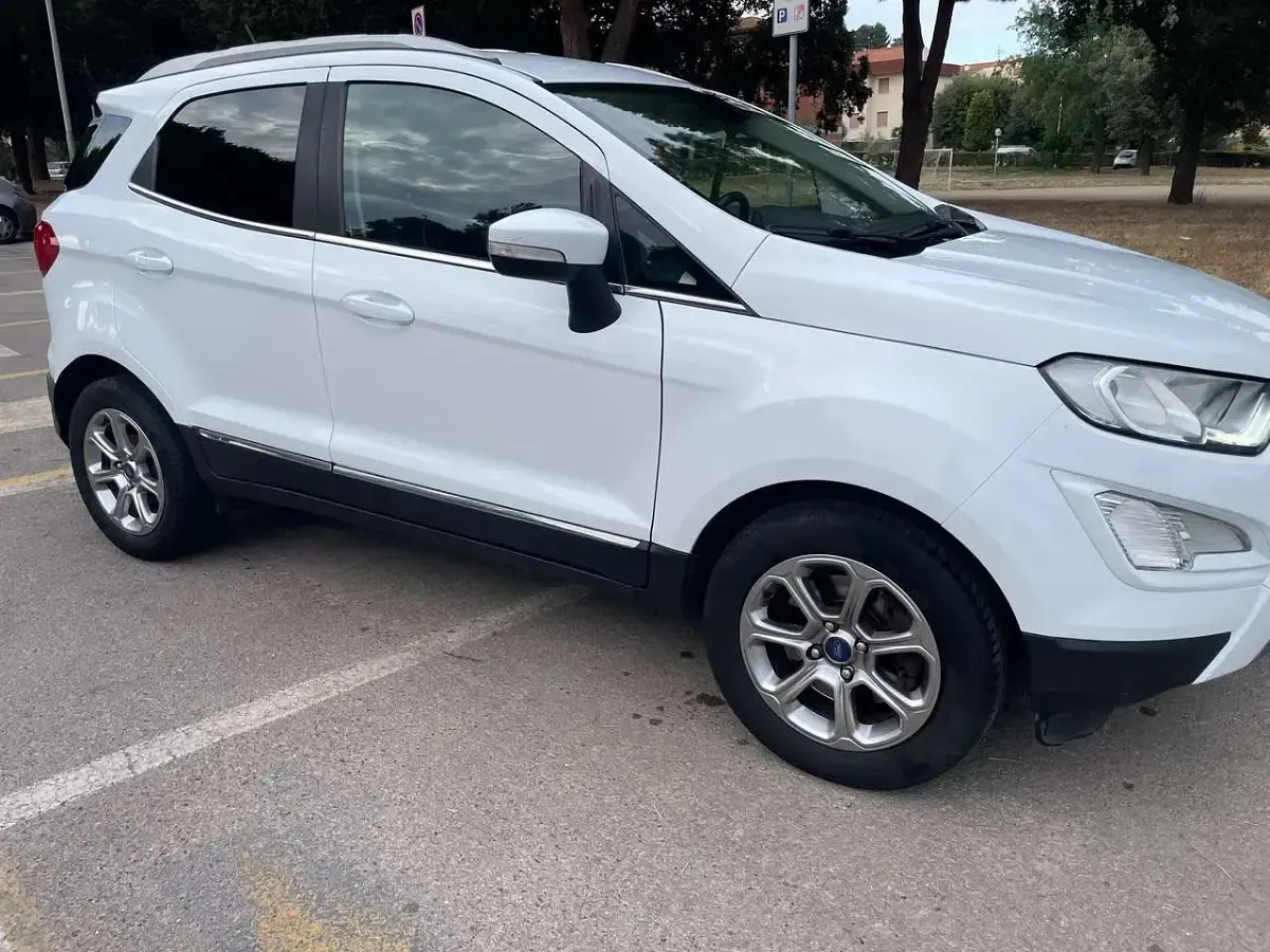 Usata Ford Ecosport Titanium 99 CV (72 kW) 2019 Bianco SUV