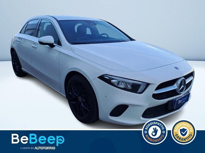 Usata Mercedes A200 163 CV (119 kW) 2018 Bianco pastello Berlina