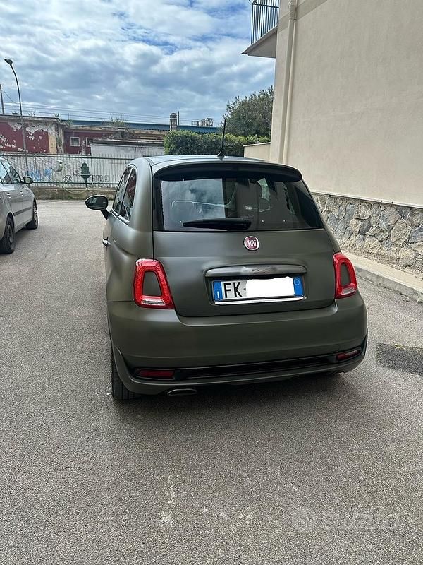 Usata Fiat 500 Sport 69 CV (50 kW) 2017 Verde Utilitaria