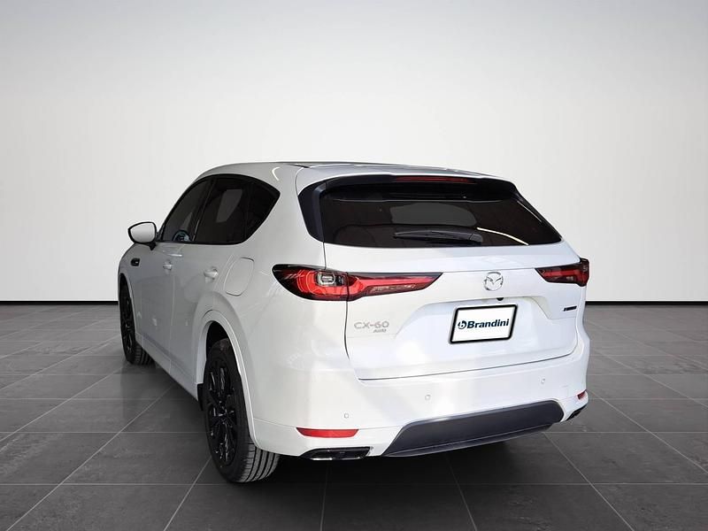 Nuova Mazda CX-60 Homura-Line 249 CV (183 kW) 2026 Vernice metallizzata premium rhodium white SUV
