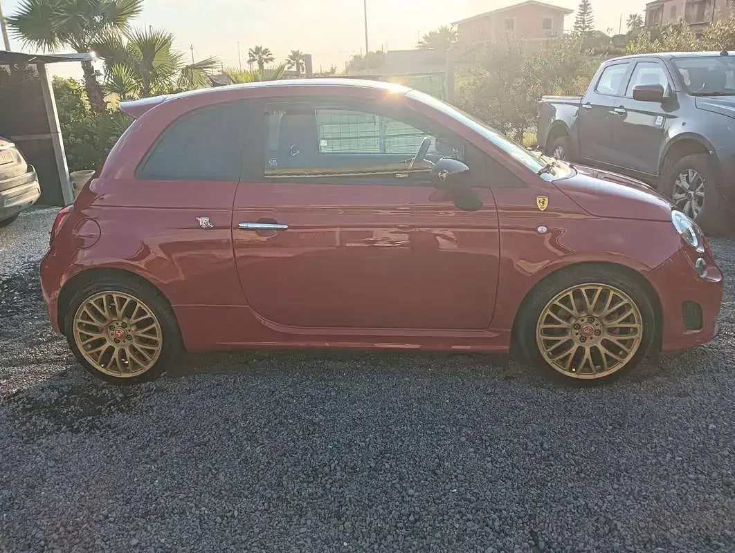 Usata Abarth 595 Custom 135 CV (99 kW) 2014 Rosso Utilitaria