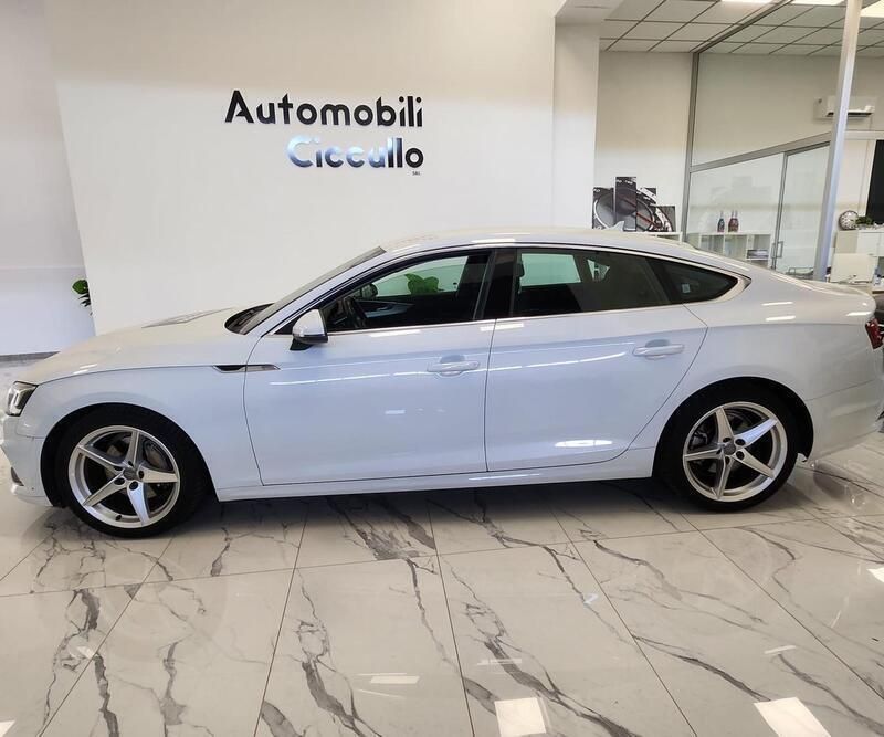 Usata Audi A5 190 CV (139 kW) 2019 Bianco Coupé