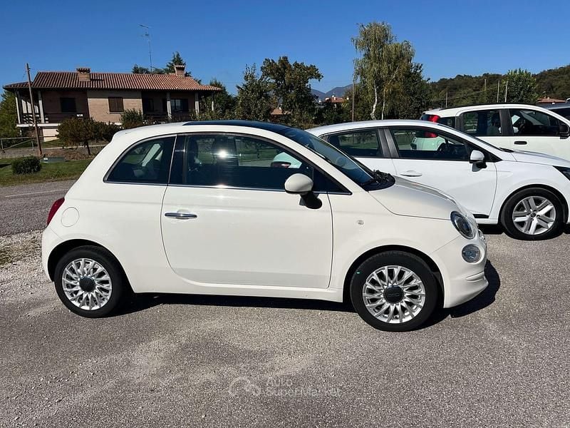 Usata Fiat 500 Lounge 69 CV (50 kW) 2019 Bianco Utilitaria