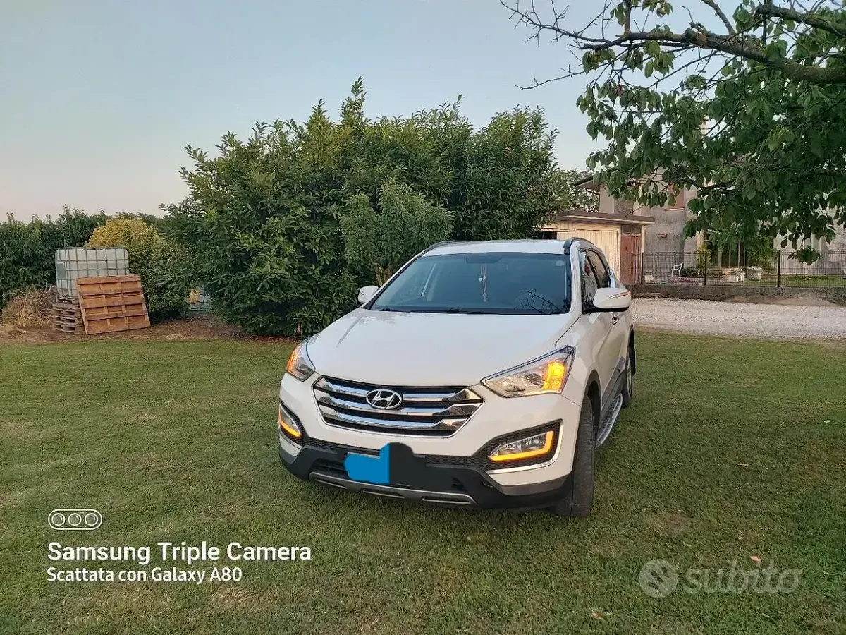 Usata Hyundai Santa Fe 150 CV (110 kW) 2013 Bianco SUV