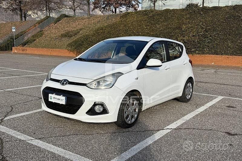 Usata Hyundai i10 Classic 67 CV (49 kW) 2014 Bianco Utilitaria