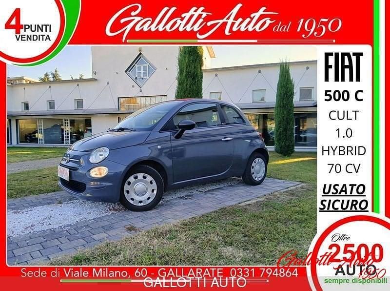 Usata Fiat 500C 69 CV (50 kW) 2022 Grigio Cabrio