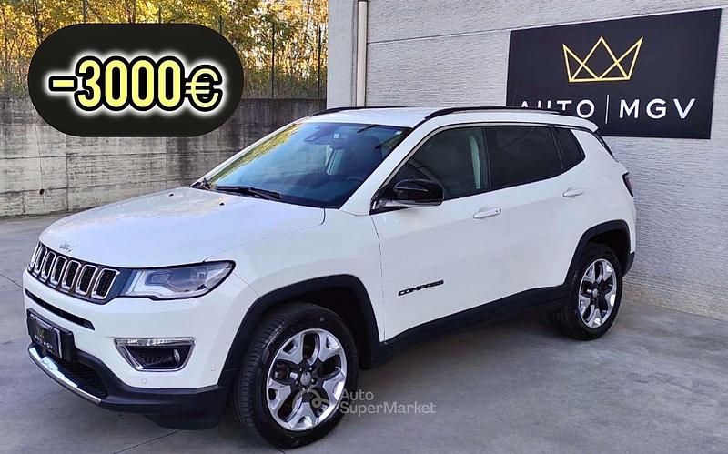 Bianco Usata 2019 Jeep Compass Limited SUV | 14.900 € (Buon prezzo) - Immagine 1/4