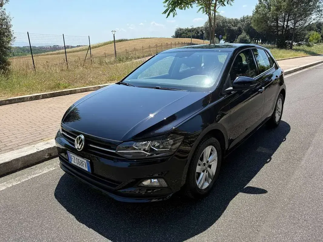 Usata VW Polo Comfortline 90 CV (66 kW) 2019 Nero Utilitaria