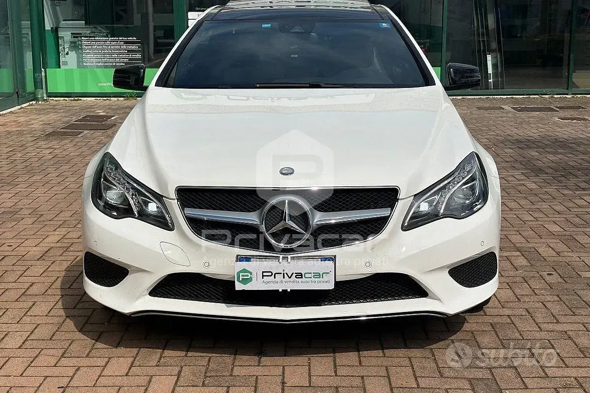 Usata Mercedes E250 Executive 204 CV (150 kW) 2013 Bianco Coupé