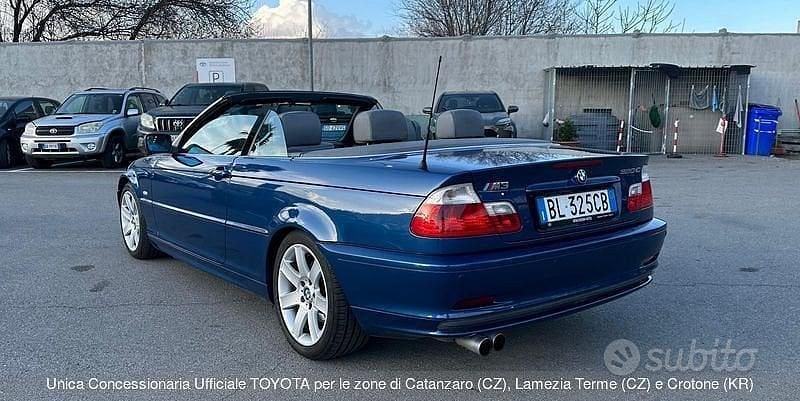 Usata BMW 320 Cabriolet 170 CV (125 kW) 2000 Blu Cabrio