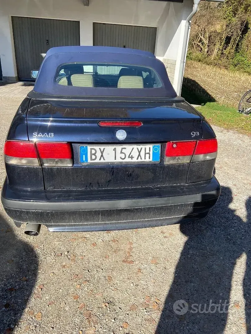 Usata Saab 9-3 185 CV (136 kW) 2001 Blu Cabrio