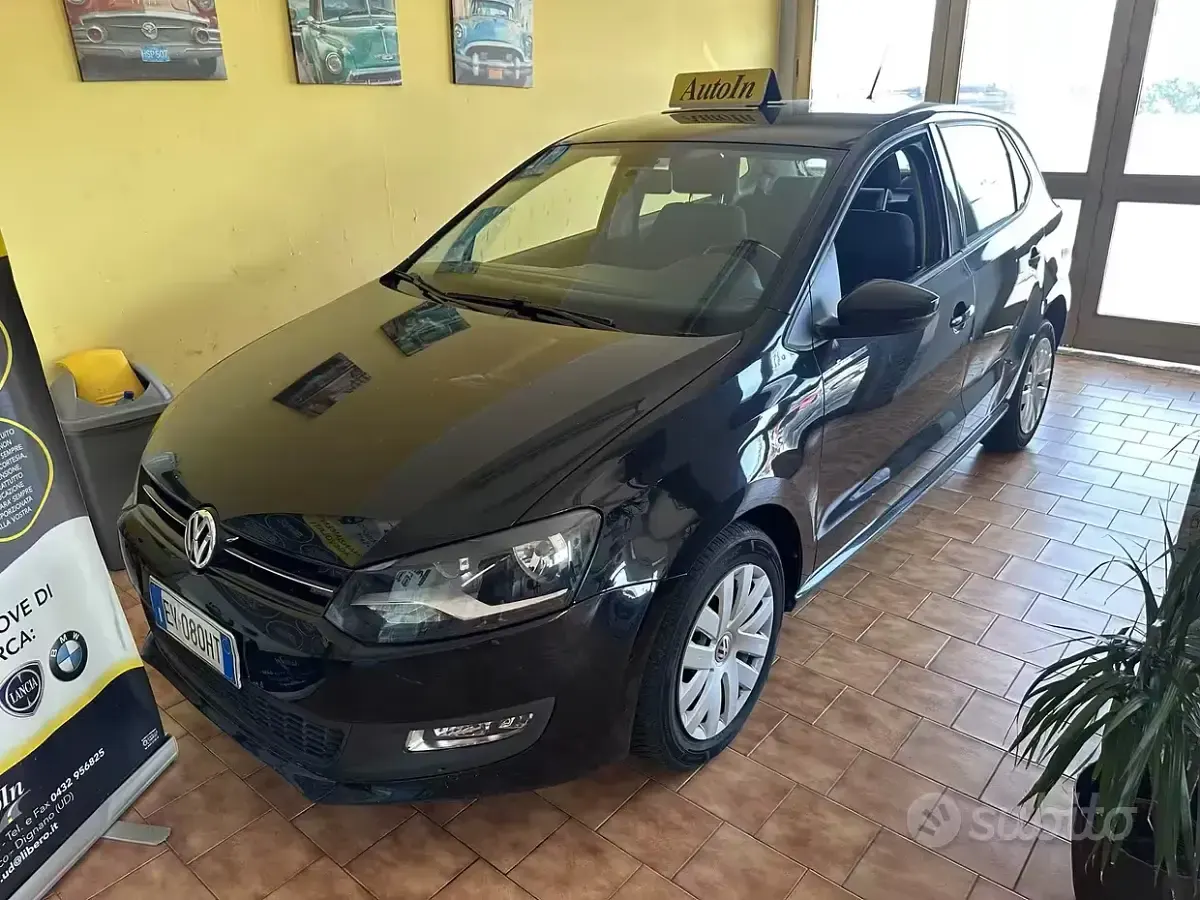 Usata VW Polo Comfortline 75 CV (55 kW) 2014 Nero Berlina