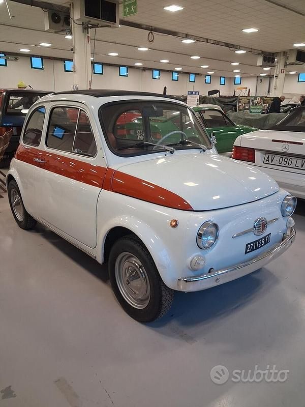 Usata Fiat 500 21 CV (15 kW) 1970 Bianco Utilitaria