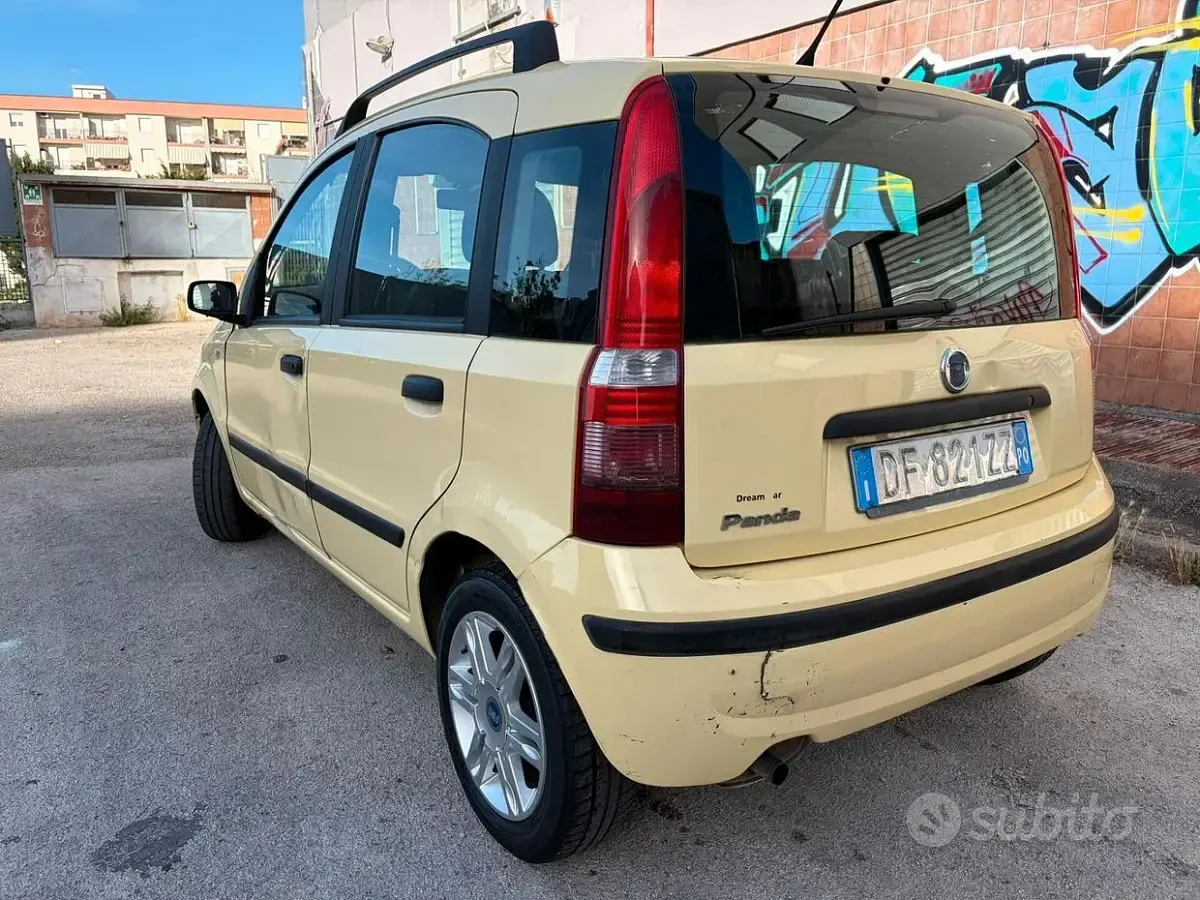 Usata Fiat Panda 60 CV (44 kW) 2007 Giallo Utilitaria