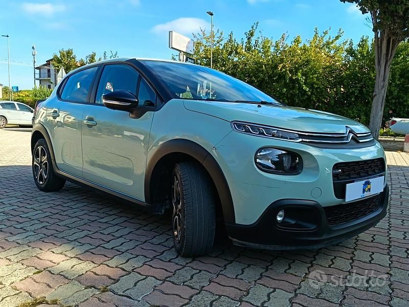 Usata Citroën C3 Feel 68 CV (50 kW) 2017 Blu Utilitaria