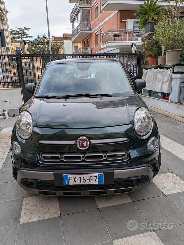 Usata Fiat 500L Cross 95 CV (69 kW) 2019 Verde Monovolume