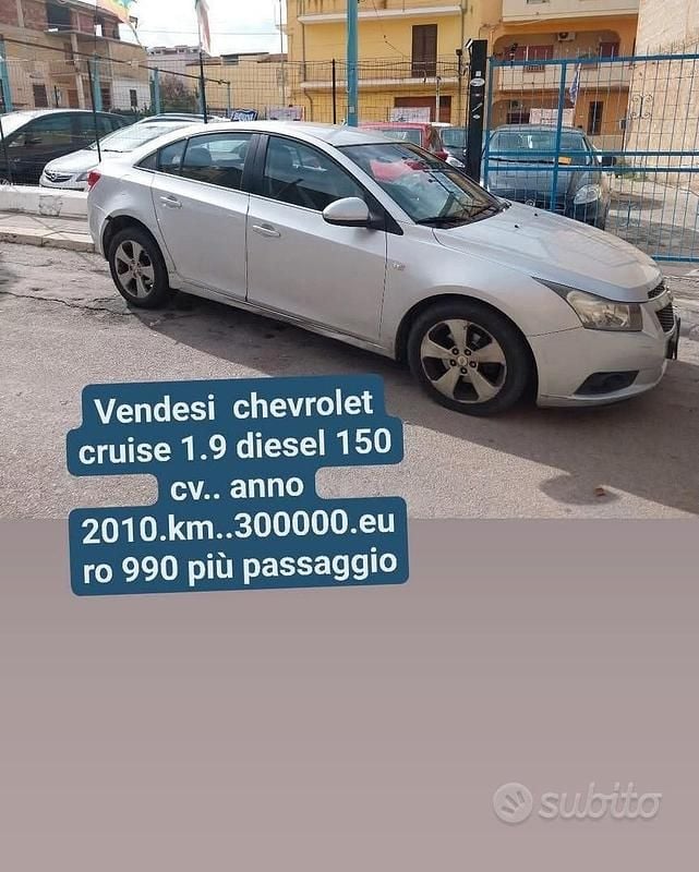 Grigio Usata 2010 Chevrolet Cruze Tre volumi | 999 € (Buon prezzo) - Immagine 1/1
