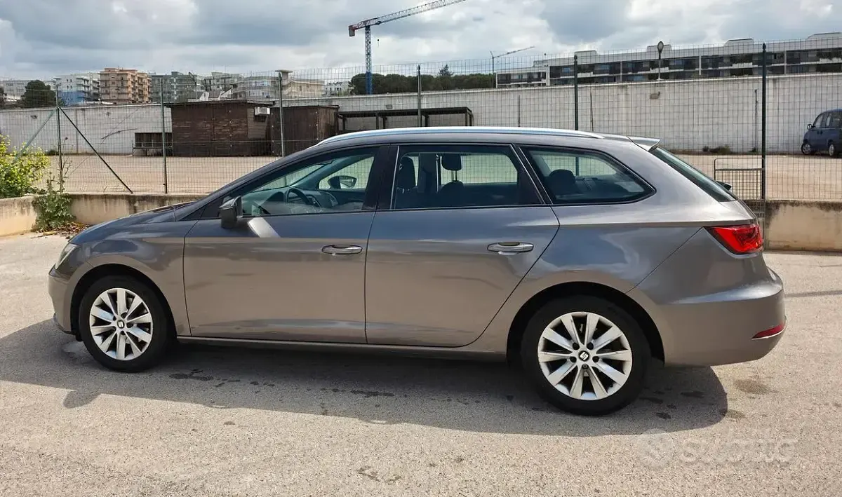 Usata Seat Leon ST Style 115 CV (84 kW) 2018 Grigio Station wagon