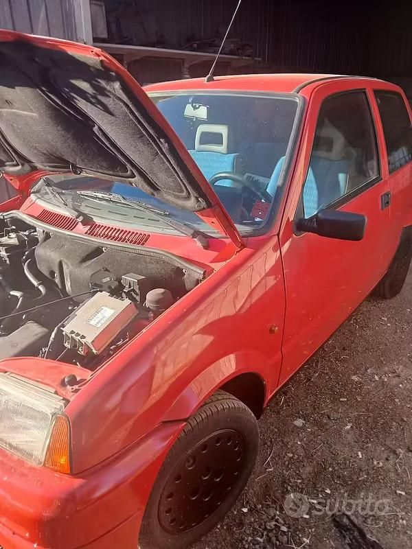 Usata Fiat 500 1997 Rosso Berlina