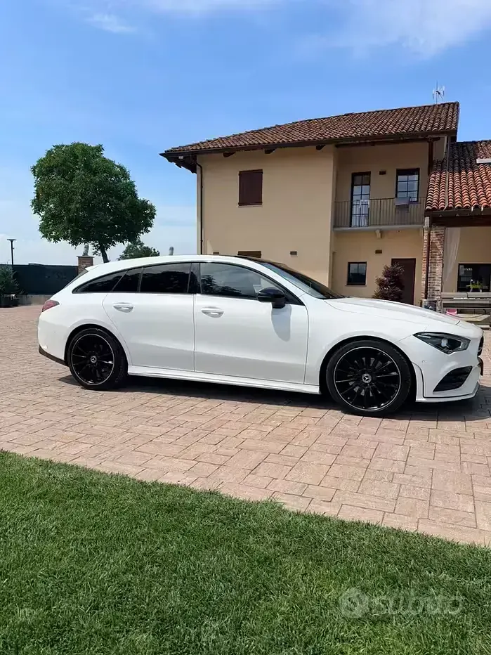 Usata Mercedes CLA200 150 CV (110 kW) 2023 Bianco Coupé