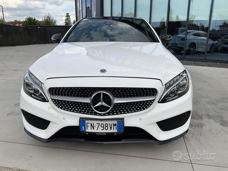 Usata Mercedes C220 Premium 170 CV (125 kW) 2018 Bianco Coupé