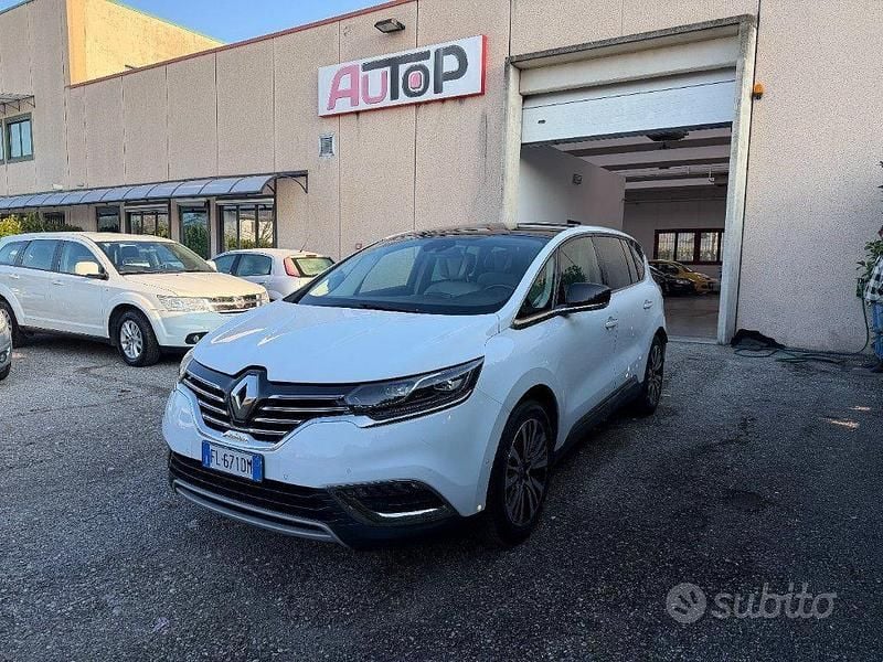 Usata Renault Espace Initiale 160 CV (117 kW) 2017 Bianco Monovolume