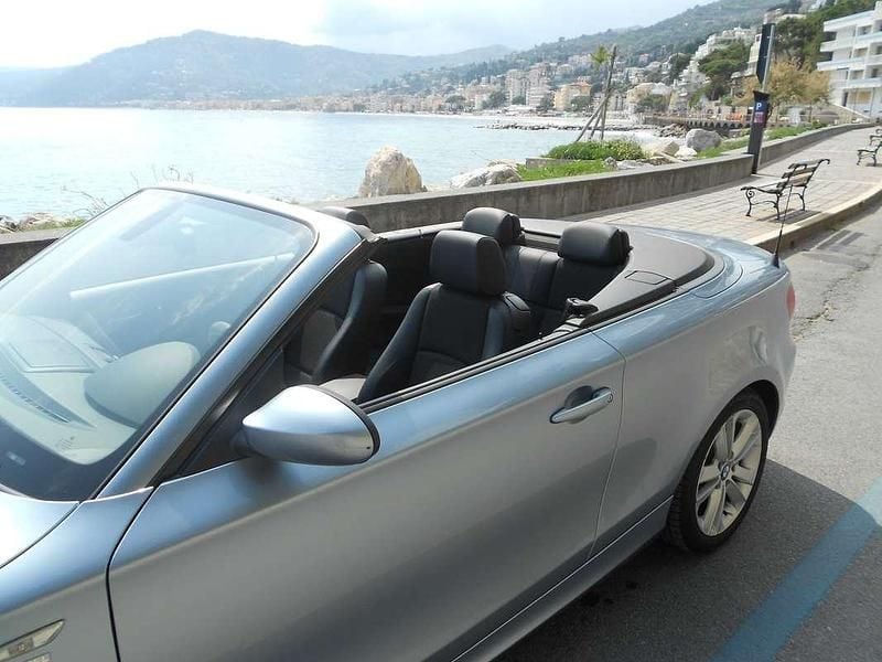 Begagnad BMW 120 Cabriolet Efficient Dynamics 170 HK (125 kW) 2009 Blå Cab